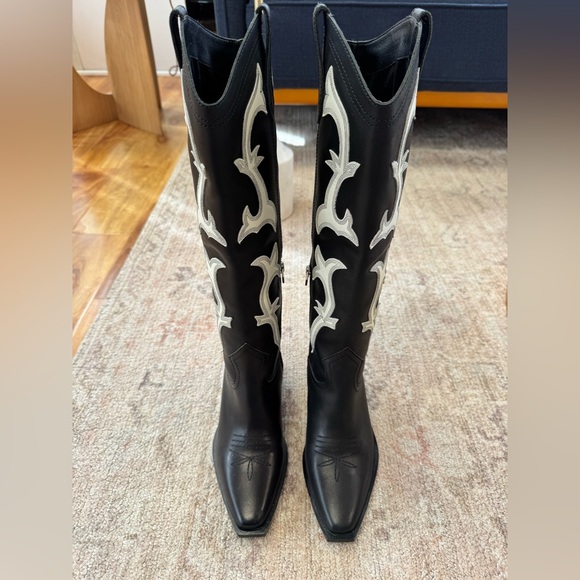 Dolce Vita Knee-High Cowboy Boots - Picture 5 of 9